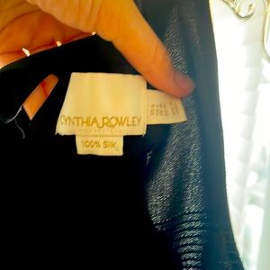 Size 6 silk black dress